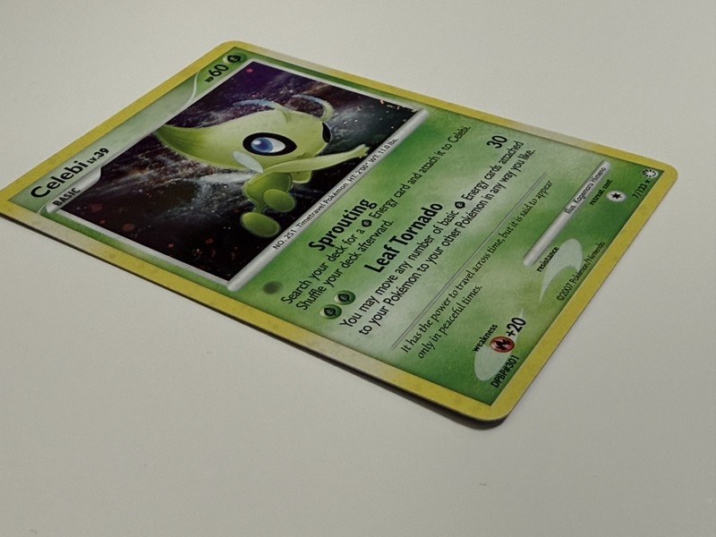 Celebi 7/123 Sun & Moon Base 2017 Holo Rare Pokémon LP gallery