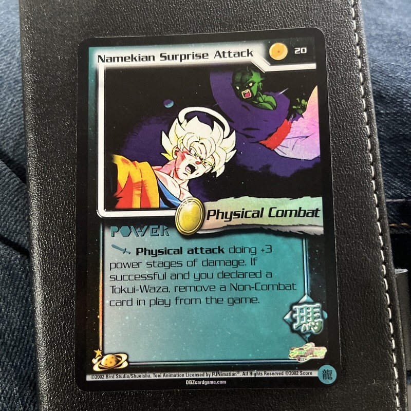 2002 Dragonball Z CCG - Namekian Surprise Attack 20 World Games Saga WGS LIMITED gallery