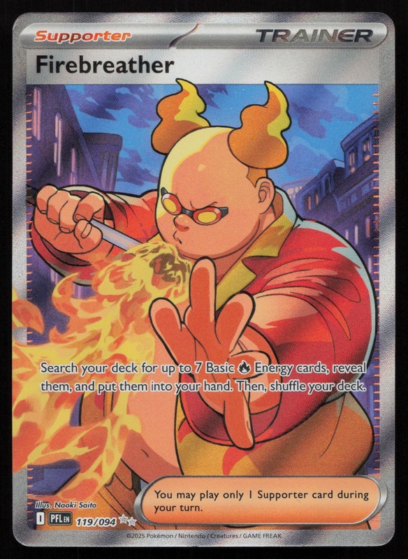 Firebreather Ultra Rare ME02: Phantasmal Flames 119/094 MP