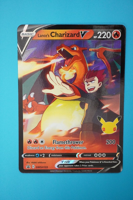 Lance’s Charizard V SWSH133 SWSH: Sword & Shield Promo Cards Holo
