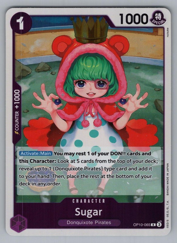 SUGAR (065) OP10-065 R ROYAL BLOOD ONE PIECE FOIL NM OP10 2025).