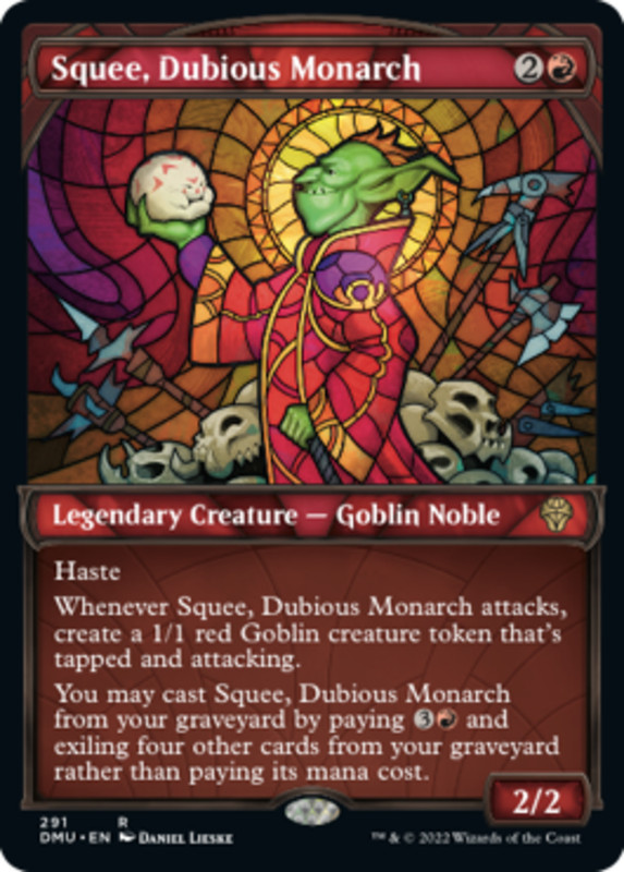 1x Squee, Dubious Monarch – Foil – Showcase MTG – Dominaria United – NM-Mint