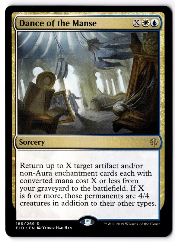 Dance of the Manse R Throne of Eldraine 186 NM