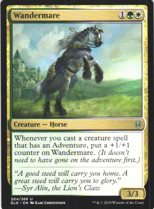 Wandermare 204 UC Throne of Eldraine Magic: The Gathering NM/M