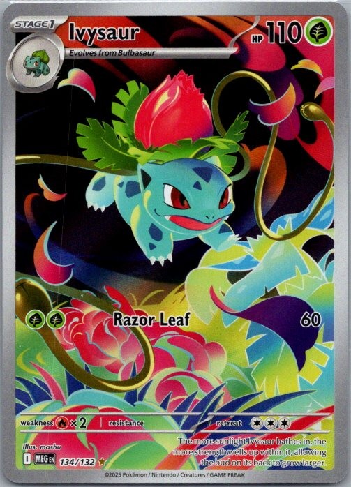 Ivysaur – ME01: Mega Evolution 134/132 NM Holo
