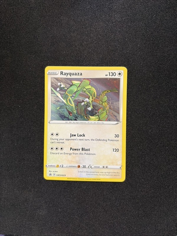 Rayquaza – SWSH029 SWSH: Sword & Shield Promo Cards Pokemon TCG 115