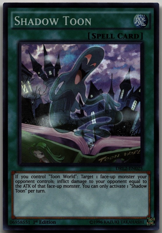 Shadow Toon Super Rare Dragons of Legend 2 DRL2-EN025 LP