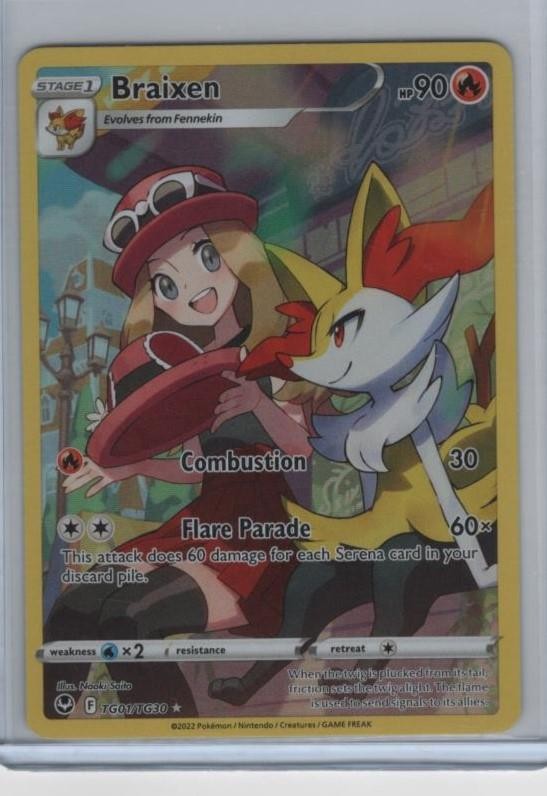 SWSH12: Silver Tempest Trainer Gallery #TG01/TG30 Braixen