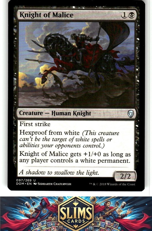 Dominaria Knight of Malice #97