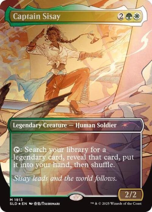 Captain Sisay (1913) (Rainbow Foil) -Foil Near Mint MTG Secret Lair