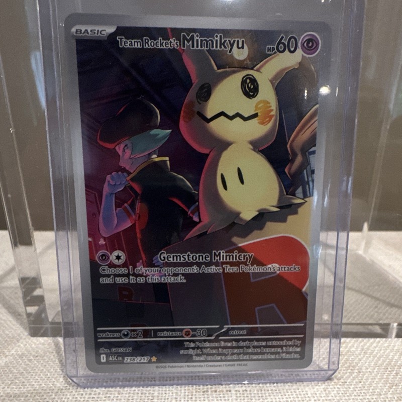 Pokémon TCG – Ascended Heroes- Mimikyu 238/217- IR