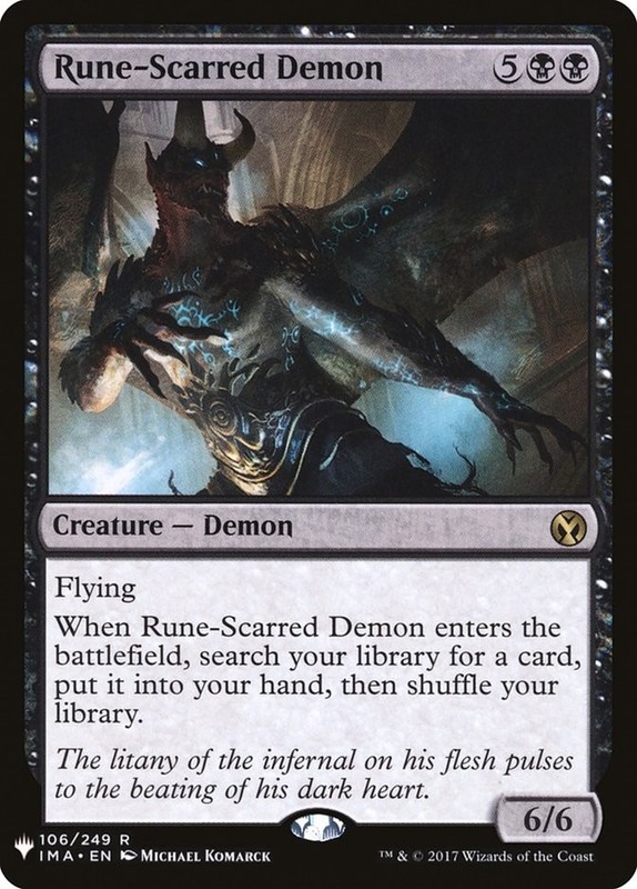 Rune-Scarred Demon The List Reprints Regular