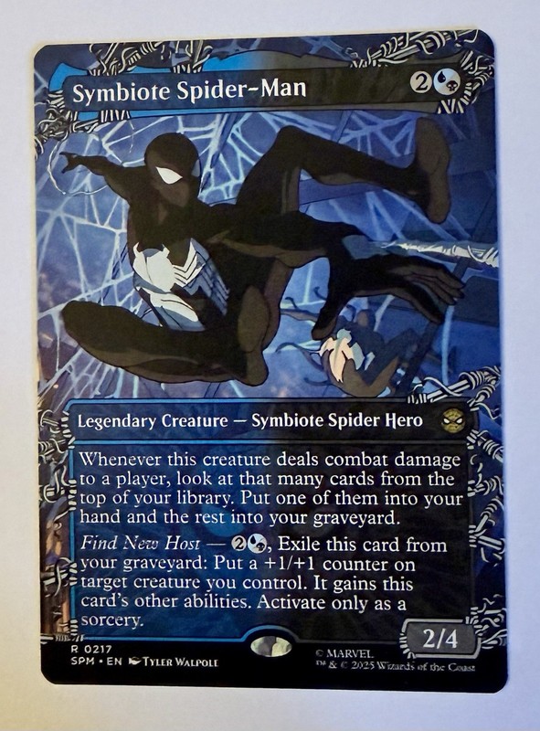 Symbiote Spider-Man (Borderless) Marvel’s Spider-Man Regular NM MTG