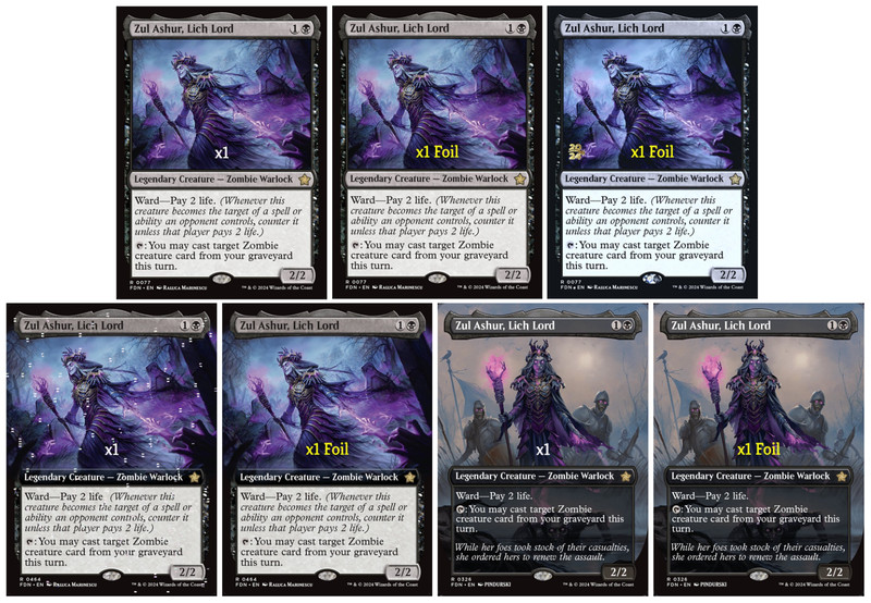 MTG Foundations FDN Zul Ashur, Lich Lord MINT (SELECT)