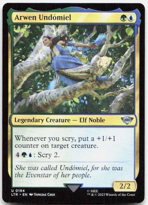 Arwen Undomiel NM U Universes Beyond: The Lord of the Rings: Tales of Middle-ear