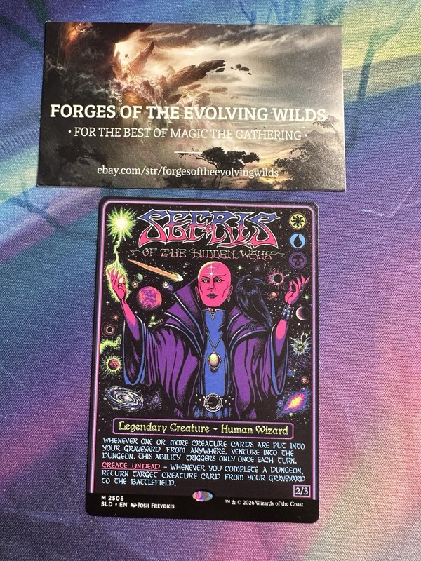 Sefris of the Hidden Ways 2508 Secret Lair Black Lights & Dark Dungeons D&D