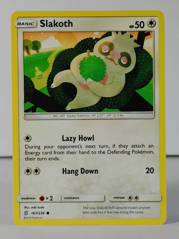 Slakoth – SM Unified Minds – POKEMON – 167/236 – singles
