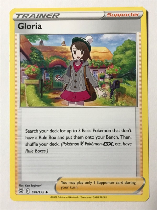 Gloria 141/172 Uncommon Brilliant Stars Pokemon NM/M Pack Fresh