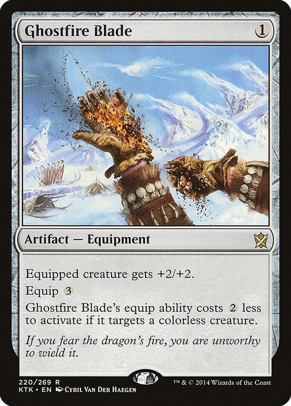 Ghostfire Blade R Khans of Tarkir 220 NM
