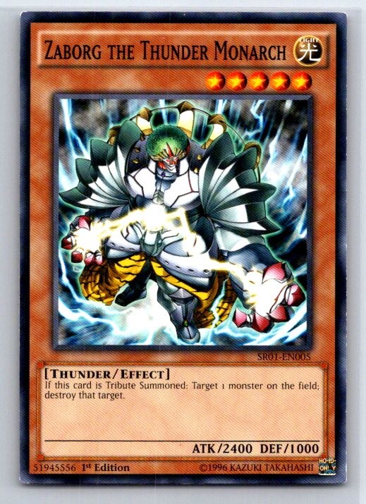 Zaborg the Thunder Monarch Common Structure Deck: Emperor of Darkness SR01-EN005