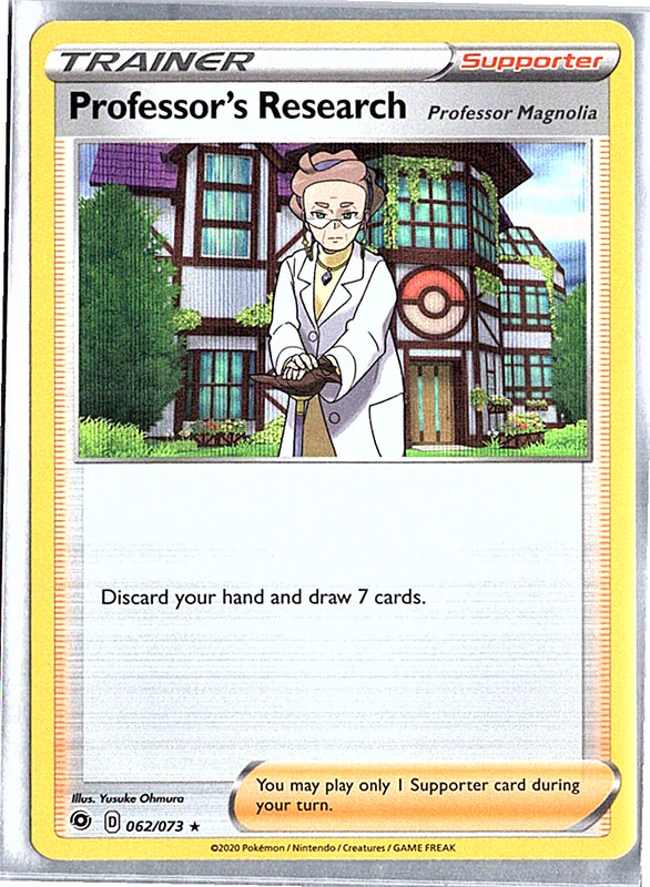 Pokemon TCG Professor’s Research Champions Path 062/073 Holo Rare NM