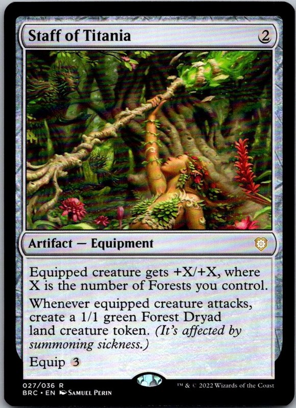 Staff of Titania R Commander: The Brothers’ War 27 NM