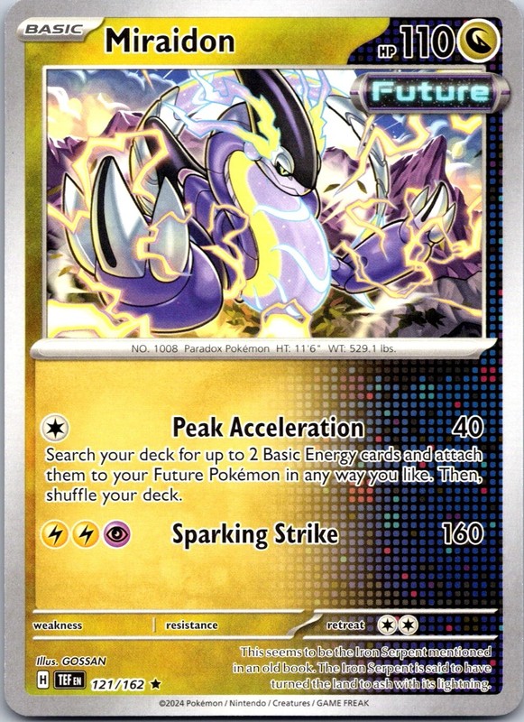 Miraidon 121/162 Deck Exclusives Regular