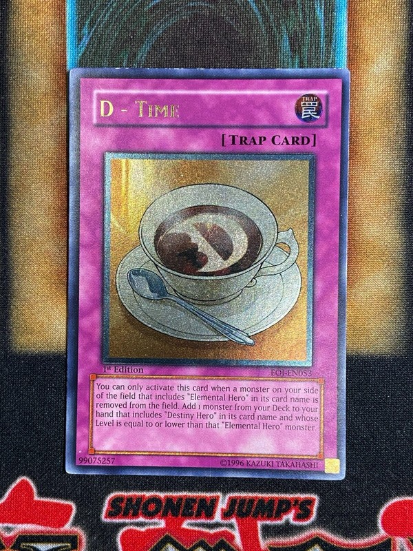 Yugioh D-Time EOJ-EN053 Ultimate Rare 1st Ed LP