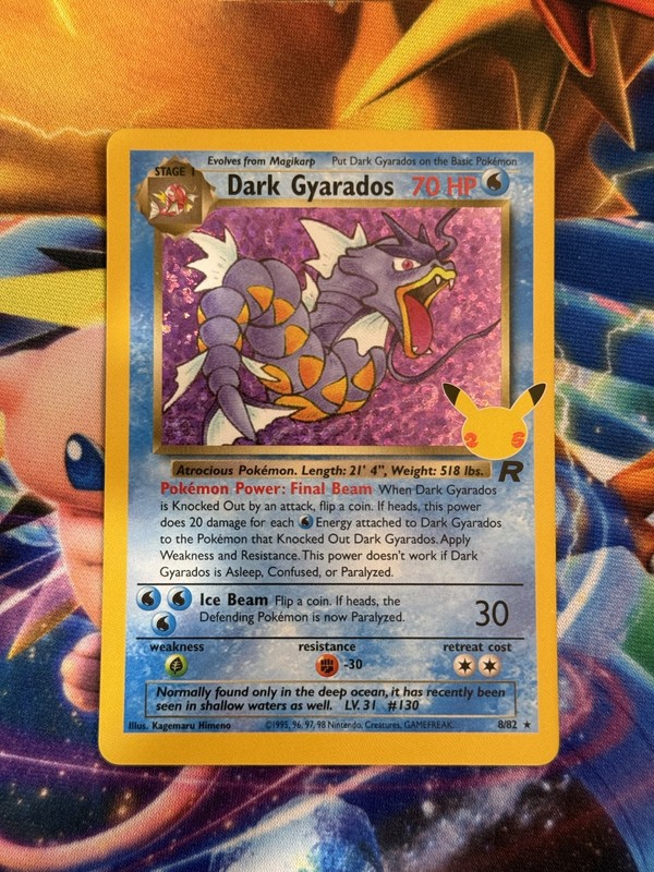 Pokémon Celebrations Classic Collection – Dark Gyrados Holo #8/82 NM