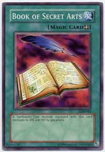 Book of Secret Arts – LOB-043 – Common – Unlimited Edition – Damaged – Legend of
