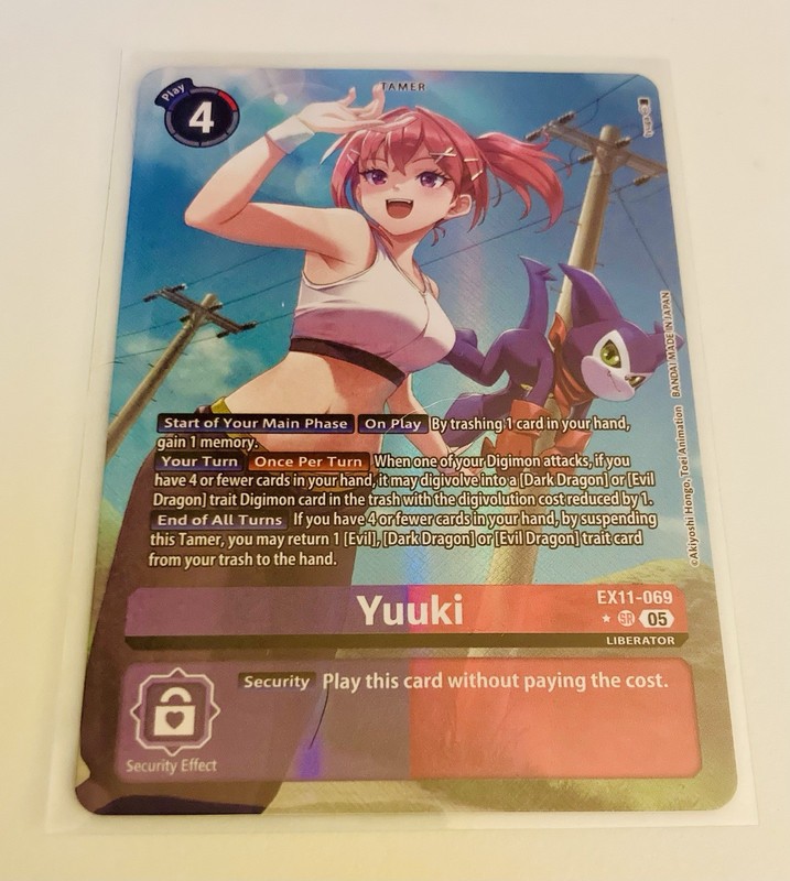 Yuuki (Alternate Art) Digimon: Dawn of Liberator – EX11-069 SR – FOIL