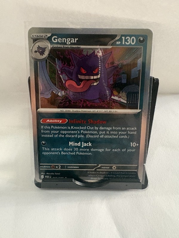 Pokémon Gengar Regular 050/189 Stage 2 Infinite Shadow Mind Jack 130 HP English