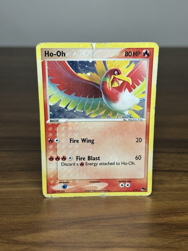 Ho-Oh 1/17 POP Series 5 | Holo Pokemon Card | Heavy Damage