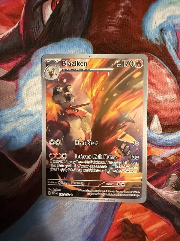 Blaziken 192/182 Sv10: Destined Rivals Holo NM Illustration Rare