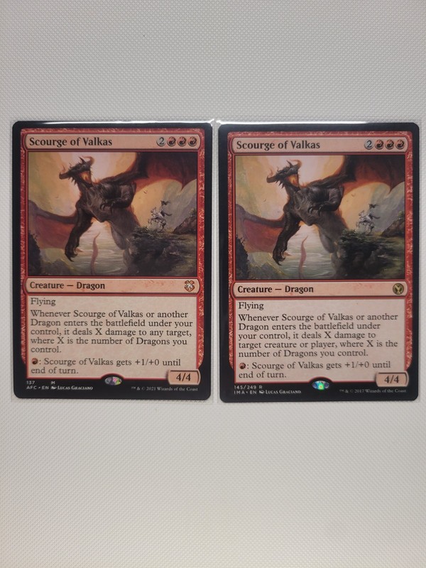 2 Qty. Scourge of Valkas different sets