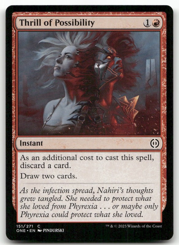 Thrill of Possibility #151 (NM) Phyrexia All Will Be One ONE Magic MTG