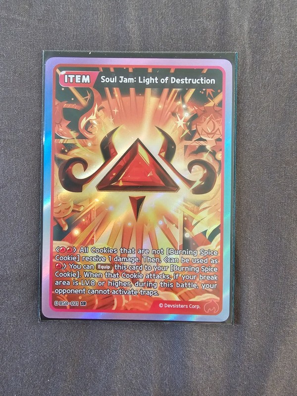 CookieRun Braverse BS8-021 Soul Jam: Light of Destruction [SR] Foil