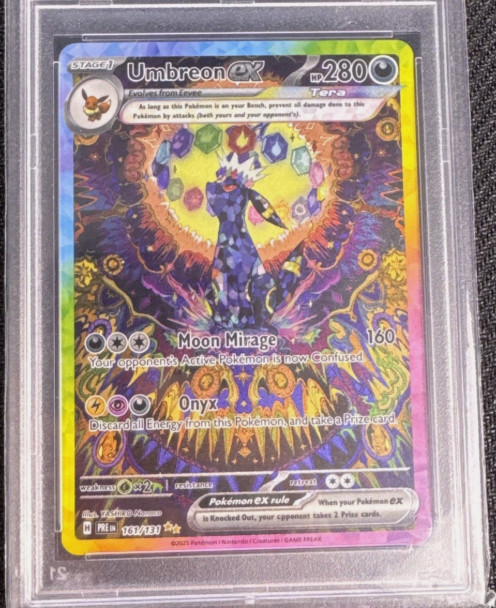 Umbreon ex #161/131 Prismatic Evolutions SIR Double Rare Full Art Holo MINT !
