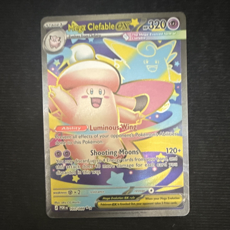 The Pokémon Company Pokémon TCG Mega Clefable EX 101/088 BREAKpoint Ultra Rare
