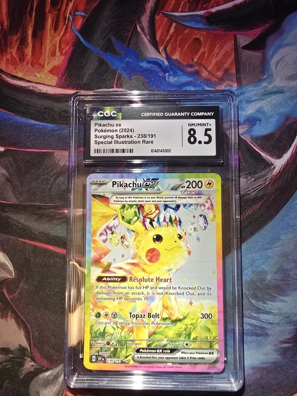 Pikachu ex 238/191 Sv08: Surging Sparks Holo