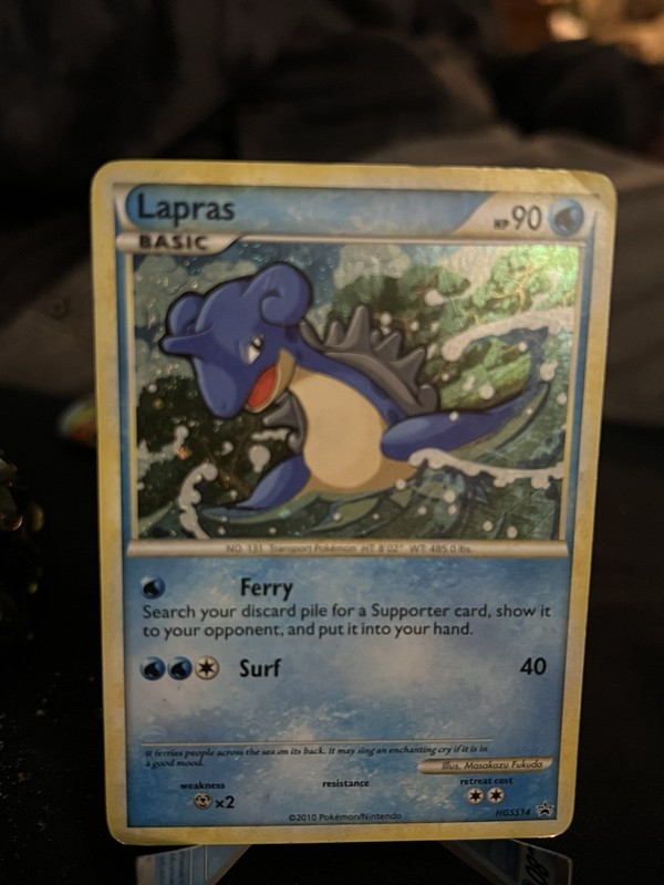 Pokemon TCG Lapras HGSS HGSS14 Promo Rare Holo Basic 90HP EN Masakazu Fukuda