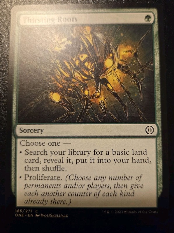 Thirsting Roots 185/271 Common Phyrexia: All Will Be One Magic: The Gathering