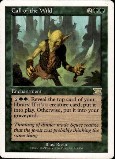 MTG Call of the Wild 218 LP Magic The Gathering 2001-2002