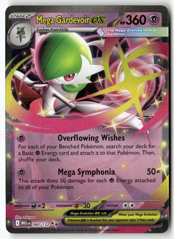Mega Gardevoir ex – ME01: Mega Evolution 060/132 NM Holo