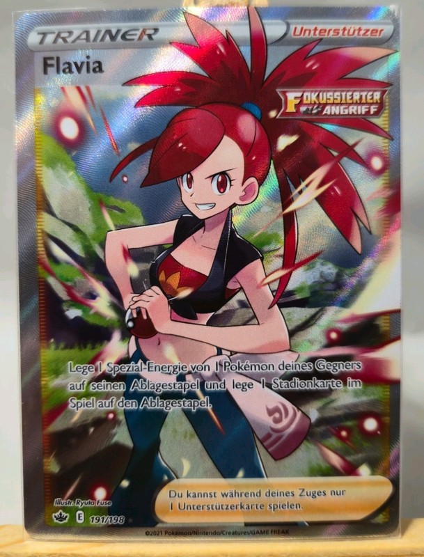 FLAVIA 191/198 FULLART N/M SPOOKY REIGN GERMAN