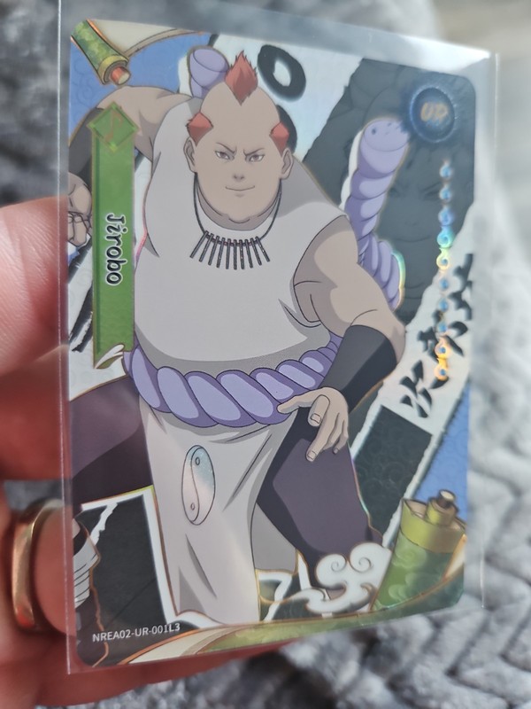 Naruto Kayou Jirobo Card Heavens Scroll UR-001 Foil Holo gallery