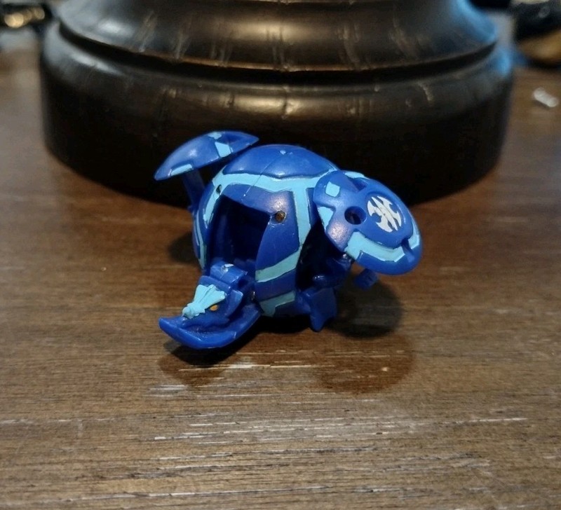 Bakugan B1 Aquos Saurus 360G Anime Accurate CUSTOM REPAINT W/ Vintage Card! gallery