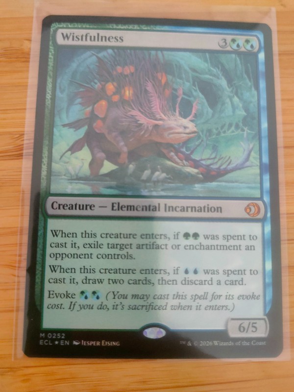 MTG Wistfulness (FOIL) 0252 Lorwyn Eclipsed M/NM Free UK P&P