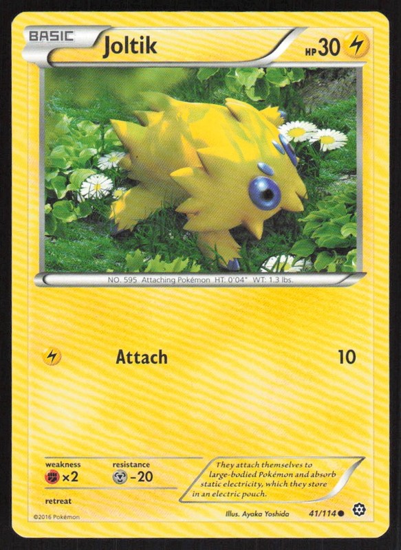Joltik 41/114 LP XY – Steam Siege Pokemon Card