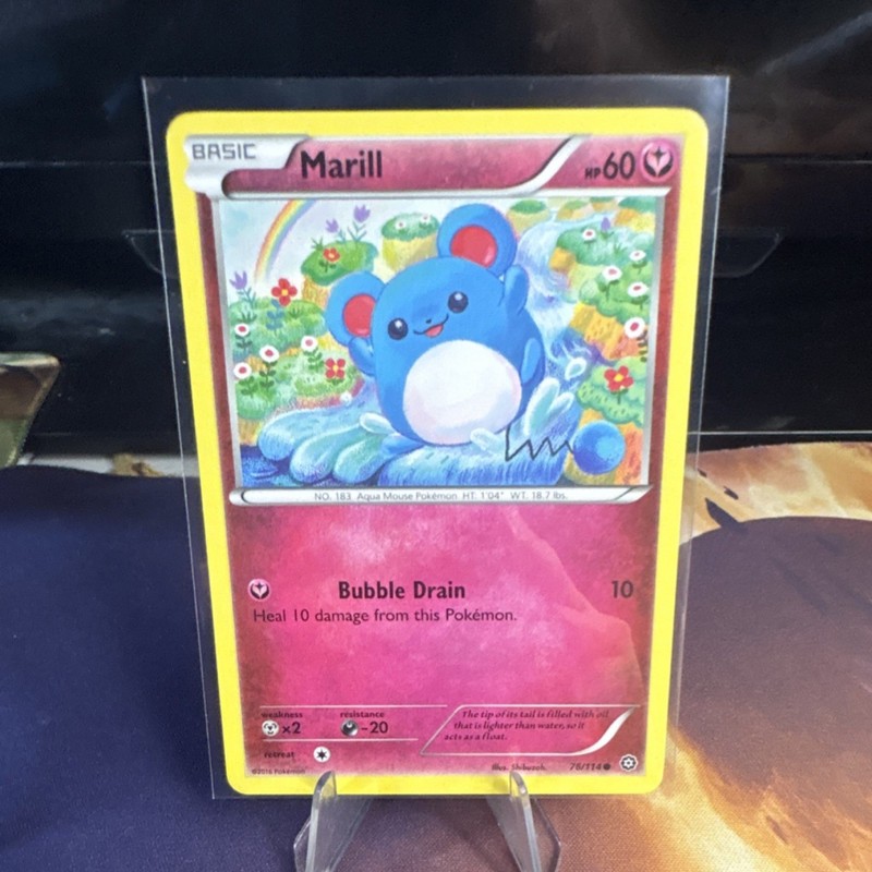 The Pokémon Company Marill 76/114 XY Steam Siege Basic 60HP Bubble Drain Regular